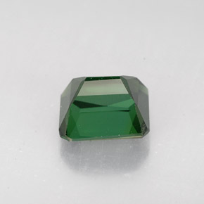 2.08캐럿 천연 그린 투르말린, 에메랄드 컷, 7.5×6.8 mm, VVS