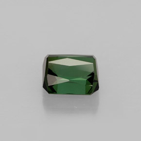 1.47캐럿 천연 그린 투르말린, 에메랄드 컷, 6.5×5.7 mm, VVS