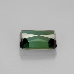 1.74캐럿 천연 블루 그린 투르말린, 에메랄드 컷, 8.3×5.8 mm, VVS-VS