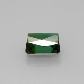 1.83캐럿 천연 블루 그린 투르말린, 에메랄드 컷, 7.4×6.4 mm, VVS-VS