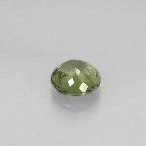 0.80캐럿 천연 그린 투르말린, 라운드 컷, 5.87 mm, VVS