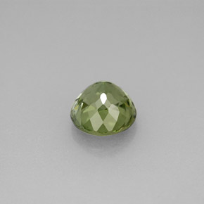 1.47캐럿 천연 그린 투르말린, 라운드 컷, 6.83 mm, VVS