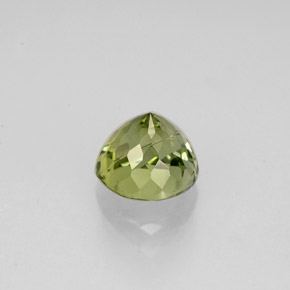 0.93캐럿 천연 그린 투르말린, 라운드 컷, 5.70 mm, VS