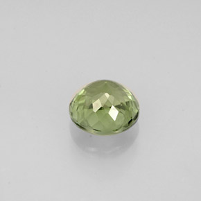 0.87캐럿 천연 그린 투르말린, 라운드 컷, 5.84 mm, VVS-VS