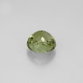 0.95캐럿 천연 그린 투르말린, 라운드 컷, 5.87 mm, VVS