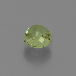 0.76캐럿 천연 그린 투르말린, 라운드 컷, 5.45 mm, VVS