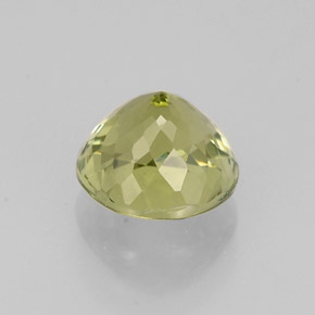 0.95캐럿 천연 그린 투르말린, 라운드 컷, 5.95 mm, VVS-VS
