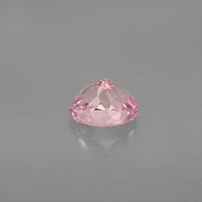 0.79캐럿 천연 핑크 투르말린, 타원형 컷, 6.4×5 mm, SI