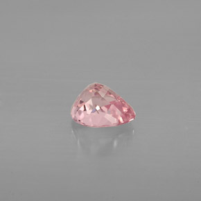 0.61캐럿 천연 핑크 투르말린, 배 모양, 5.9×4.7 mm, VVS-VS