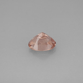 0.89캐럿 천연 로즈 투르말린, 타원형 컷, 7×5 mm, VS