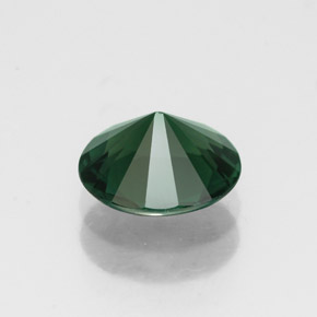 1.27캐럿 천연 그린 투르말린, 타원형 컷, 7.7×6.9 mm, VVS-VS