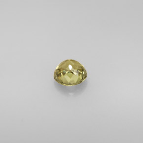 0.73캐럿 천연 골든 그린 투르말린, 라운드 컷, 5.44 mm, VVS