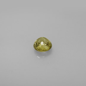 0.57캐럿 천연 골든 그린 투르말린, 라운드 컷, 4.99 mm, VVS-VS