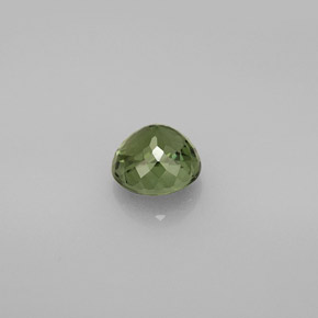 1.23캐럿 천연 그린 투르말린, 라운드 컷, 6.44 mm, VVS