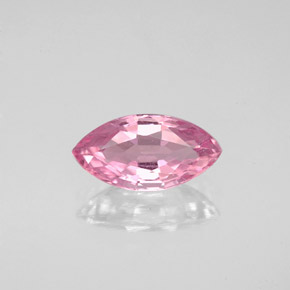 1.30캐럿 천연 핑크 투르말린, 마퀴즈, 10.4×5.4 mm, VS-SI