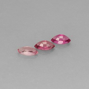 캐럿 천연 멀티컬러 투르말린 보석, 마퀴즈, 7×3.9 mm, VVS-VS