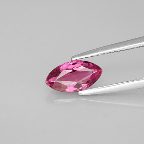 0.86캐럿 천연 보랏빛 핑크 투르말린, 마퀴즈, 8.6×4.7 mm, VVS-VS