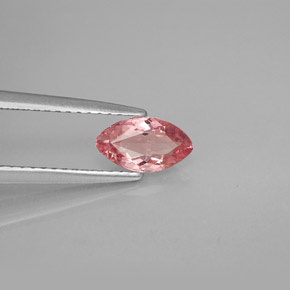 0.70캐럿 천연 로즈 투르말린, 마퀴즈, 7.9×4.5 mm, VS-SI