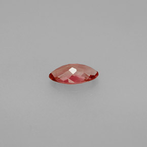 0.48캐럿 천연 레드 로즈 투르말린, 마퀴즈, 7.6×4 mm, VVS-VS