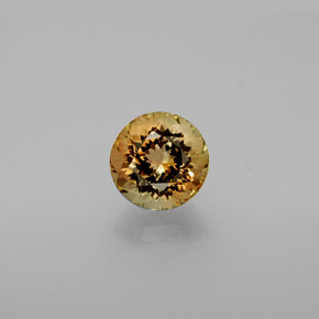 1.38캐럿 천연 멀티컬러 투르말린, 라운드 컷, 6.73 mm, VVS-VS