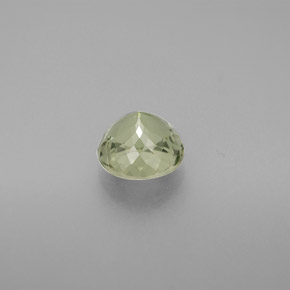1.33캐럿 천연 그린 투르말린, 라운드 컷, 6.72 mm, VVS-VS