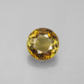 1.32캐럿 천연 멀티컬러 투르말린, 라운드 컷, 6.62 mm, VVS-VS
