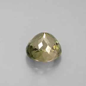 1.51캐럿 천연 그린 투르말린, 라운드 컷, 6.85 mm, VVS-VS