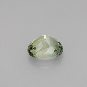 1.52캐럿 천연 그린 투르말린, 타원형 컷, 7.7×6.4 mm, VS