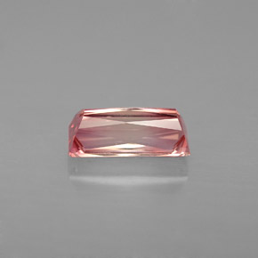 1.21캐럿 천연 멀티 핑크 투르말린, 바게트, 8.6×4.1 mm, VVS-VS