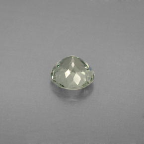 1.08캐럿 천연 그린 투르말린, 라운드 컷, 6.46 mm, VS