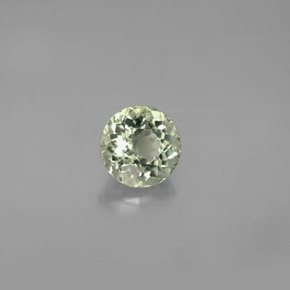 0.90캐럿 천연 그린 투르말린, 라운드 컷, 6.03 mm, VVS-VS