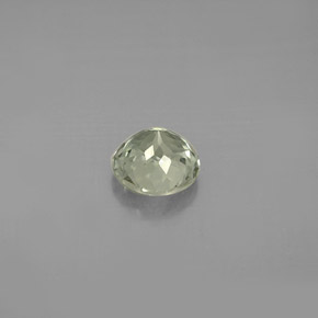 0.90캐럿 천연 그린 투르말린, 라운드 컷, 6.03 mm, VVS-VS