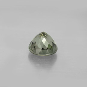 1.31캐럿 천연 그린 투르말린, 라운드 컷, 6.37 mm, VS