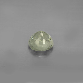 1.09캐럿 천연 라이트 그린 투르말린, 라운드 컷, 6.40 mm, VS