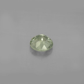 0.83캐럿 천연 라이트 그린 투르말린, 라운드 컷, 5.97 mm, VVS-VS