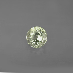 0.93캐럿 천연 라이트 그린 투르말린, 라운드 컷, 6.29 mm, VVS-VS