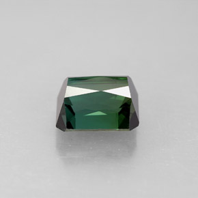 2.50캐럿 천연 블루 그린 투르말린, 에메랄드 컷, 8.1×6.9 mm, VVS