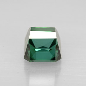 1.99캐럿 천연 블루 그린 투르말린, 에메랄드 컷, 7.1×6.2 mm, VVS