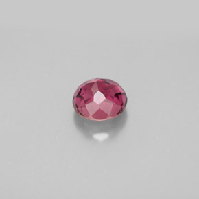 0.89캐럿 천연 핑크 로즈 투르말린, 라운드 컷, 5.76 mm, VVS