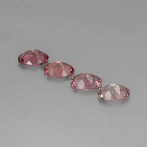 캐럿 천연 멀티컬러 투르말린 보석, 타원형 컷, 7.1×5.1 mm, VVS-VS