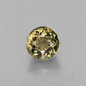 0.92캐럿 천연 멀티컬러 투르말린, 라운드 컷, 5.50 mm, VVS