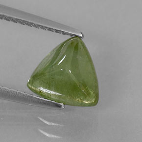 1.84캐럿 천연 그린 투르말린, 투명한, 8.3×7.8 mm, 투명/반투명