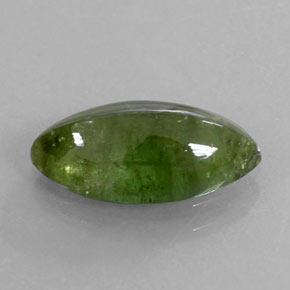 2.52캐럿 천연 그린 투르말린, 투명한, 13.1×7 mm, 투명/반투명