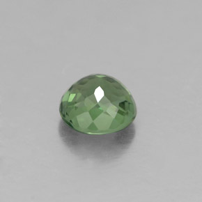0.69캐럿 천연 그린 투르말린, 라운드 컷, 5.29 mm, VVS-VS
