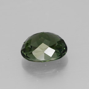 2.05캐럿 천연 그린 투르말린, 타원형 컷, 8.4×7.1 mm, VVS-VS
