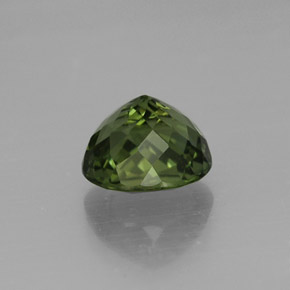 1.94캐럿 천연 그린 투르말린, 타원형 컷, 7.6×6.8 mm, VVS