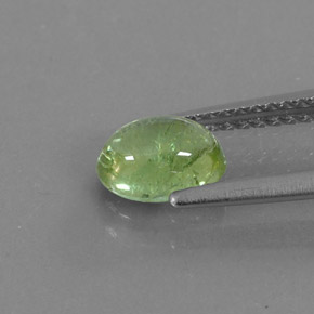 0.99캐럿 천연 그린 투르말린, 투명한, 7.1×5.2 mm, 투명/반투명
