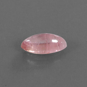 1.32캐럿 천연 로즈 핑크 투르말린, 투명한, 10.1×4.8 mm, 투명/반투명