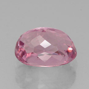 2.63캐럿 천연 로즈 핑크 투르말린, 타원형 컷, 9.3×7 mm, VVS-VS