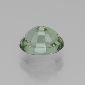 1.05캐럿 천연 그린 투르말린, 타원형 컷, 7×5.2 mm, VVS